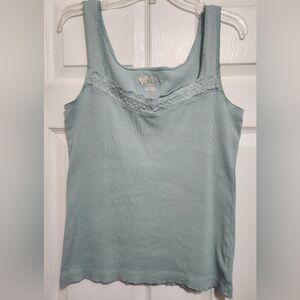 Natural Reflections Tank Top Sea Breeze Color Woman's Large